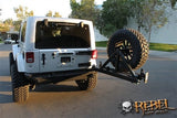 Rock Hard 4x4 Jeep JK Rear Bumper w/ Tire Carrier