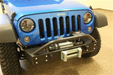 Rock Hard 4x4 Jeep JK Front Stubby Bumper w/ Lowered Winch Mount