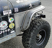 GenRight Jeep CJ Front 6 Inch Tube Fenders - Steel