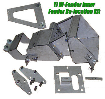 GenRight Jeep TJ / LJ Hi Fender Inner Fender Mounting Kit