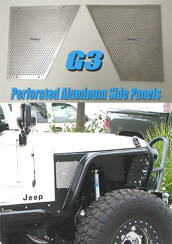 GenRight Perforated G3 Side Panel Standard or Hi Fenders – iDeal Off-Road