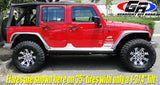 GenRight Jeep JK 4 Inch Front Tube Fenders - Aluminum