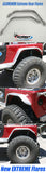 GenRight Jeep 4 Inch Extreme Rear Tube Flare Set - Aluminum
