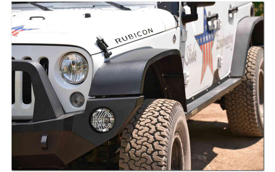 Rock-Slide Engineering Jeep JK Front & Rear Fender Flare Set. Full Length
