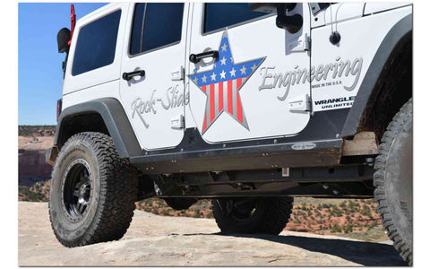 Rock-Slide Engineering Jeep JK Step Sliders with Body Armor