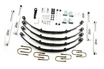 Zone Offroad Jeep YJ 4 Inch Lift Kit, 87-95